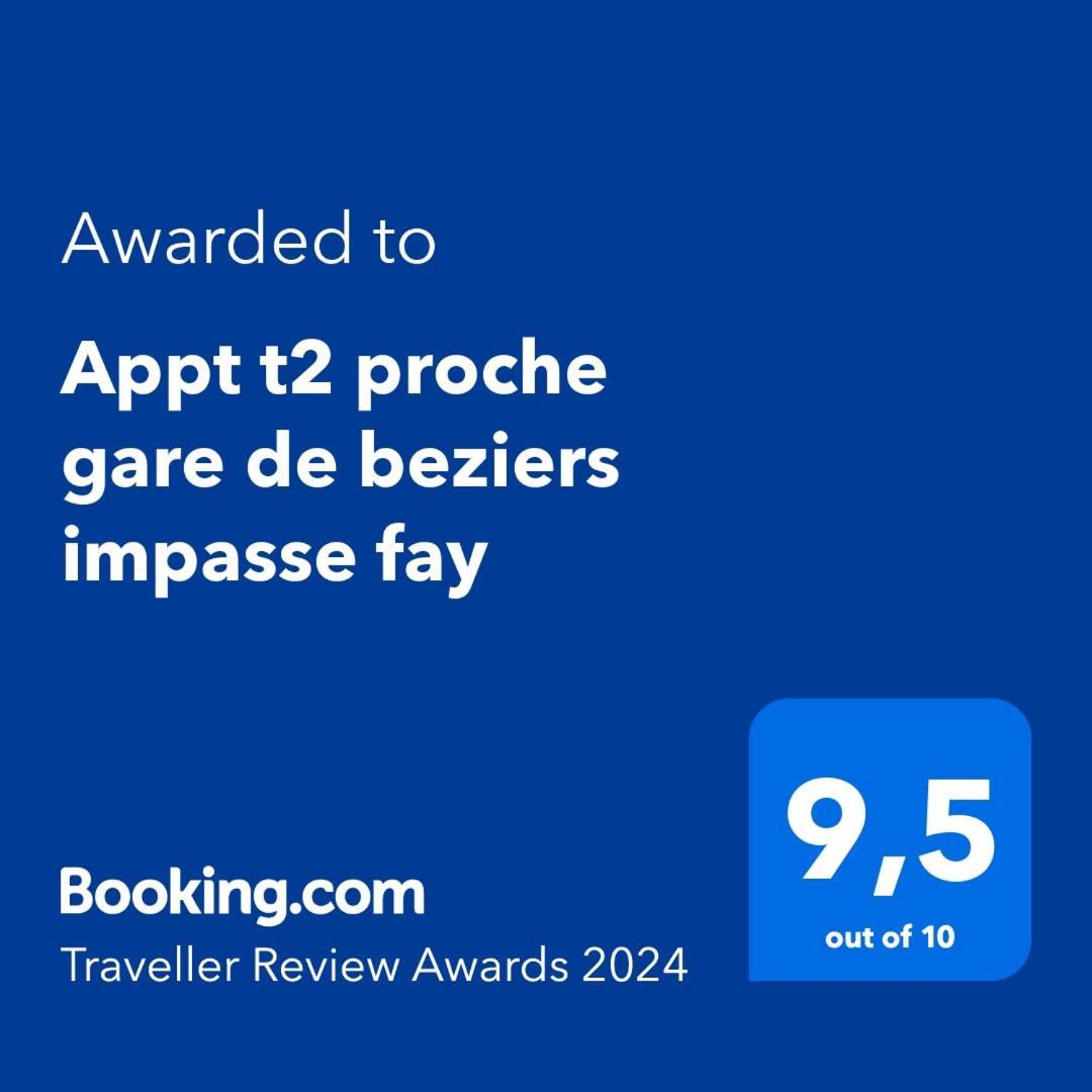 דירות Appt T2 Proche Gare De Beziers Impasse Fay מראה חיצוני תמונה